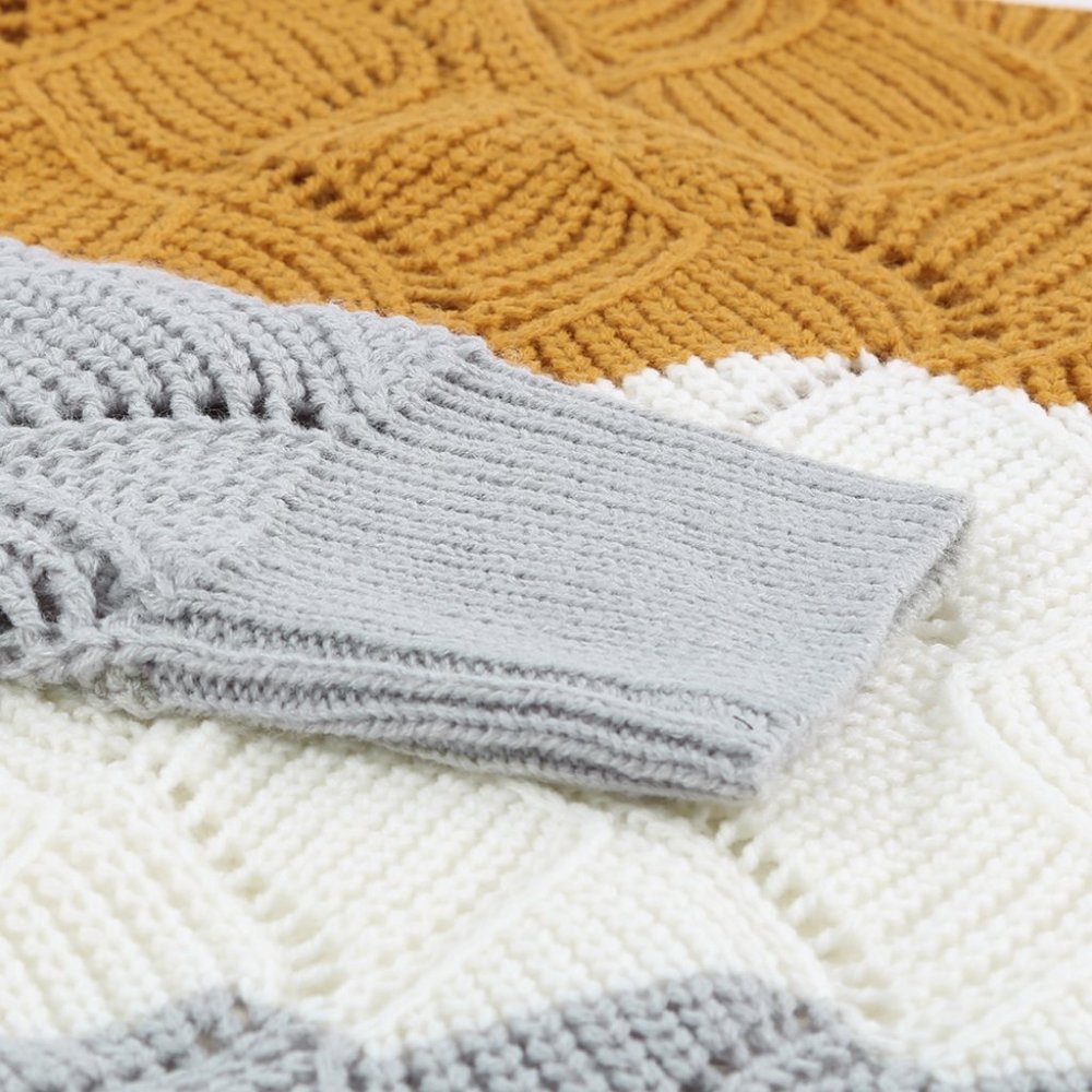 Weave Me In Colorblock Sweater - Picture 5 of 5